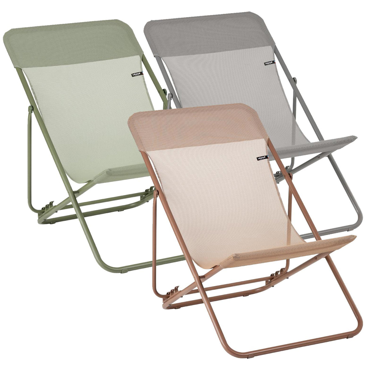 Lafuma Maxi Transat Colour Block Batyline ISO Deck Chair