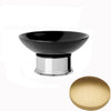 Brushed Gold Matt Samuel Heath Style Moderne Freestanding Black Ceramic Soap Holder N6664B
