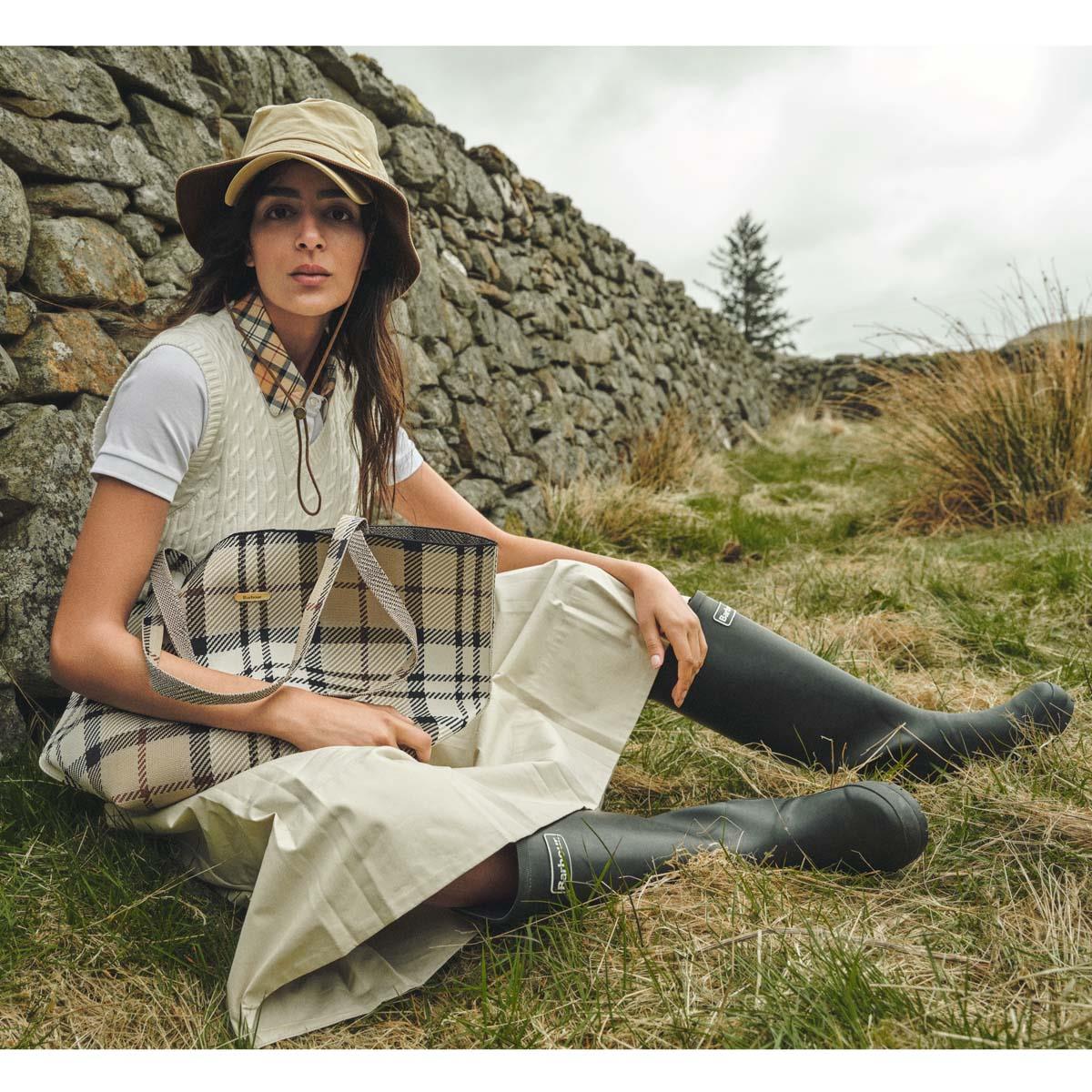 Olive Barbour Abbey Wellingtons LS