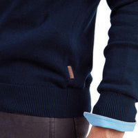 Schoffel Mens Calton Cotton Cashmere 1/4 Zip Jumper