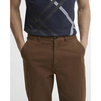 DARK SAND Barbour Mens Stretch Cord Tailored Fit Trouser 2