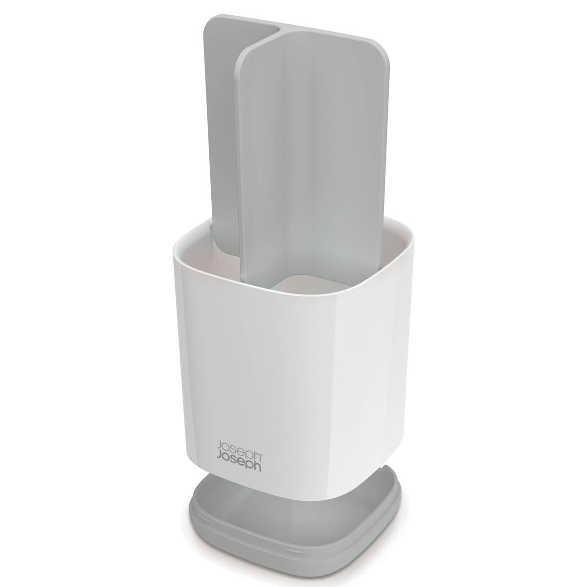 Grey/White Joseph Joseph EasyStore Toothbrush Holder Taken Apart