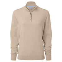 Oat Schoffel Womens Polperro Pima 1/4 Zip Jumper