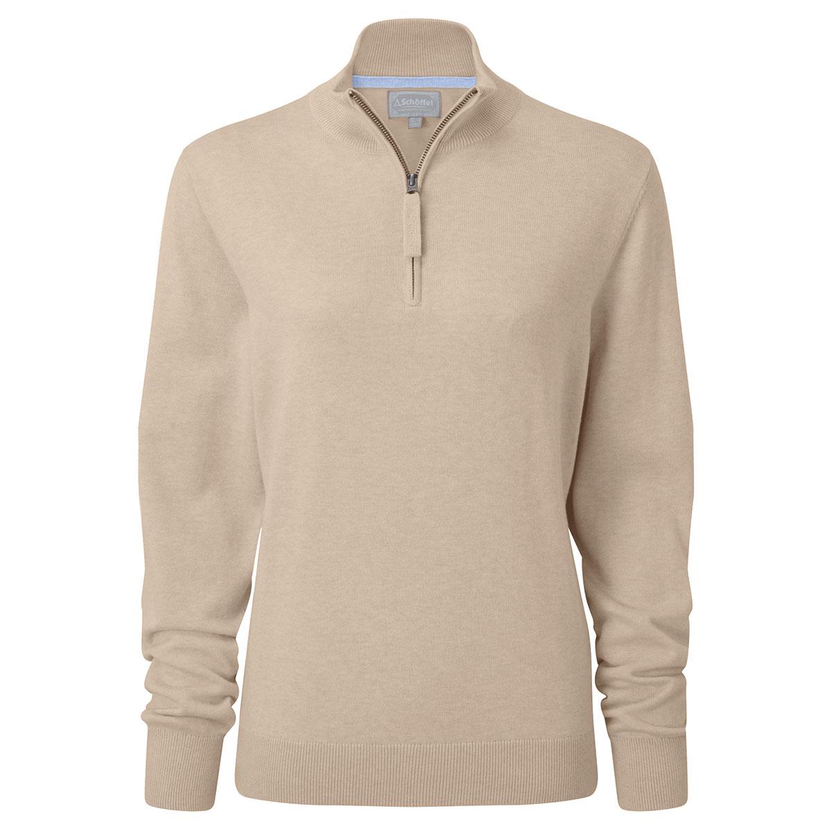 Oat Schoffel Womens Polperro Pima 1/4 Zip Jumper