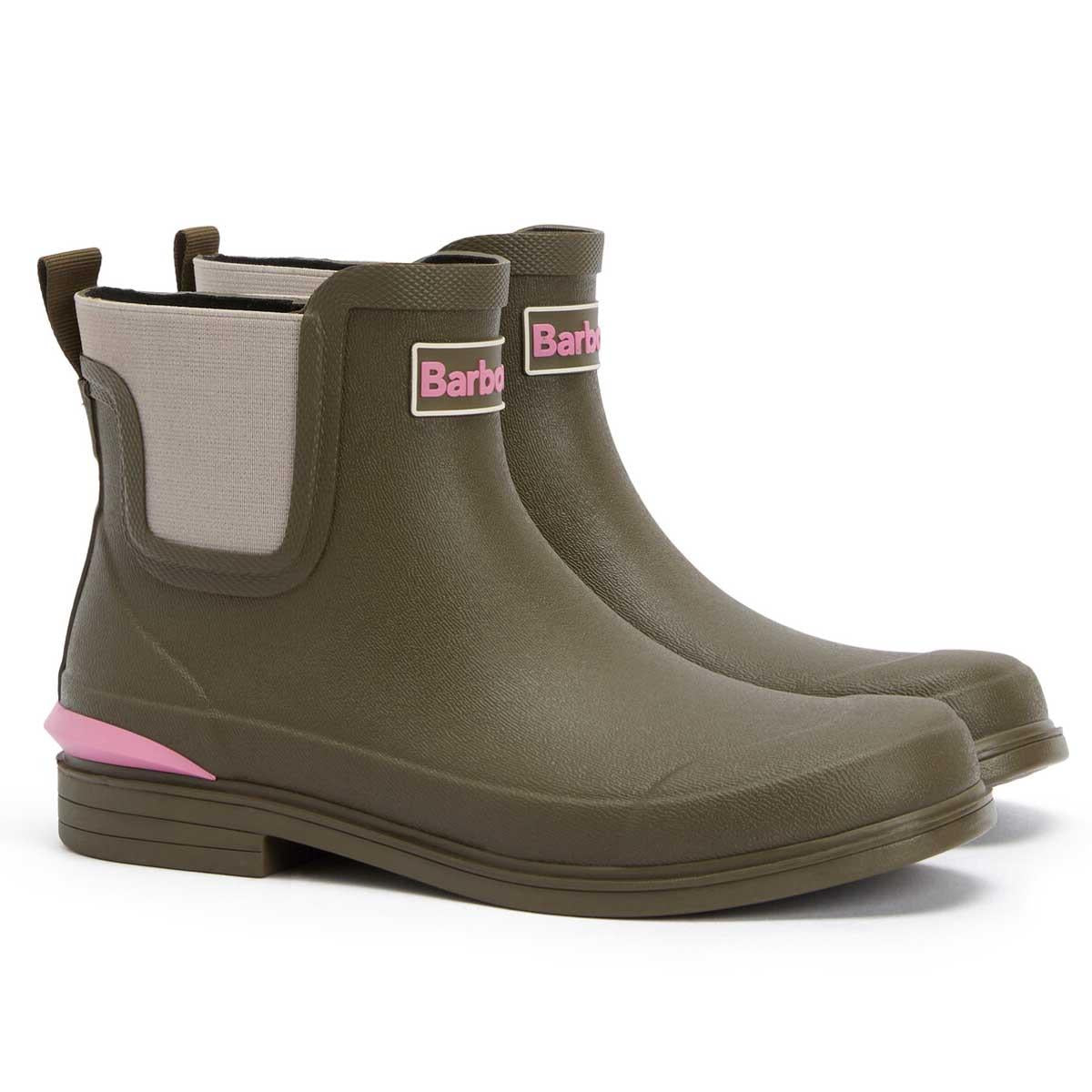 Olive Barbour Womens Abbeyfield Welly
