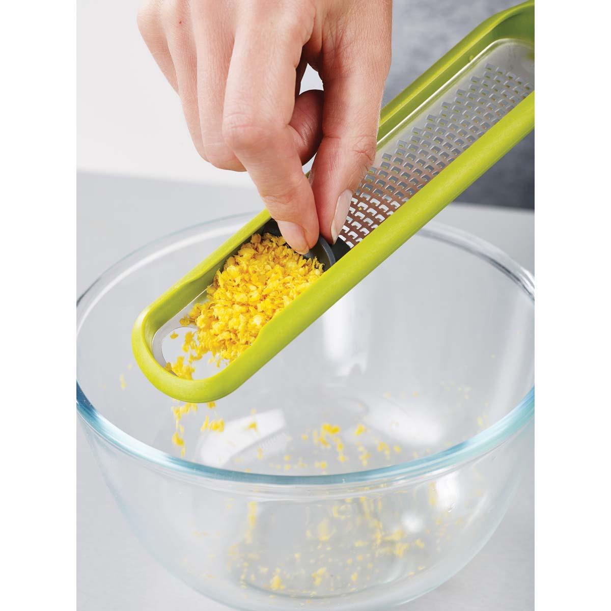 Green Joseph Joseph Handi-Zest Zester with Integrated Blade  PIFF