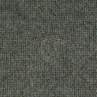 Albert and Maurice Netherton Zip Neck Lambswool Jumper Thyme