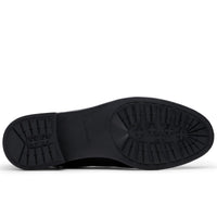 Black Leather Clarks Womens Havisham Edge Loafer Sole