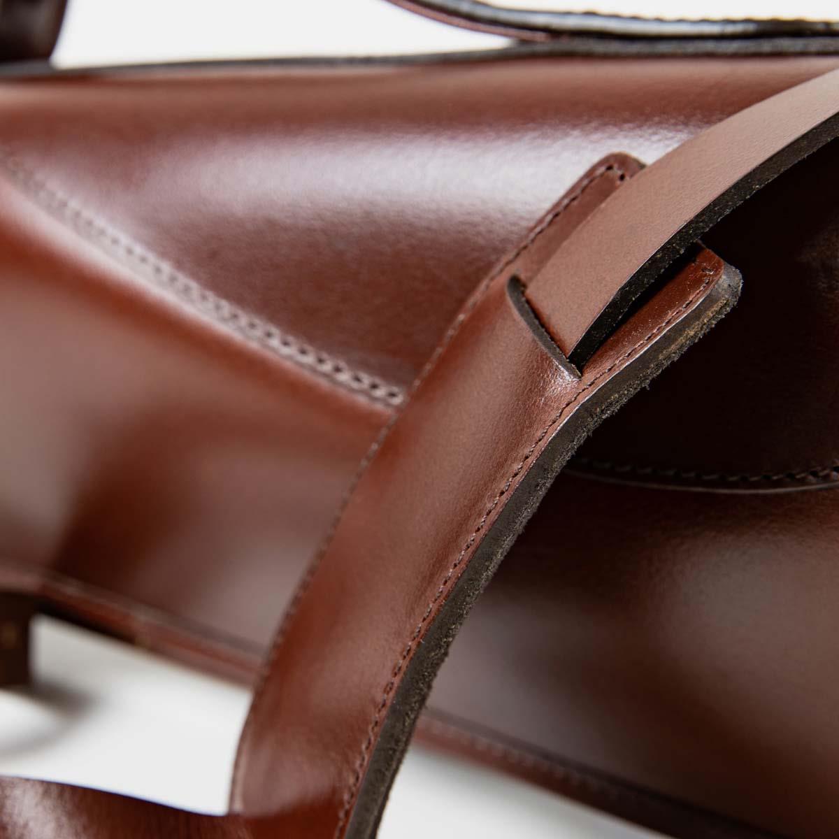 Teales Premier Leather Gun Slip Buckle Flap