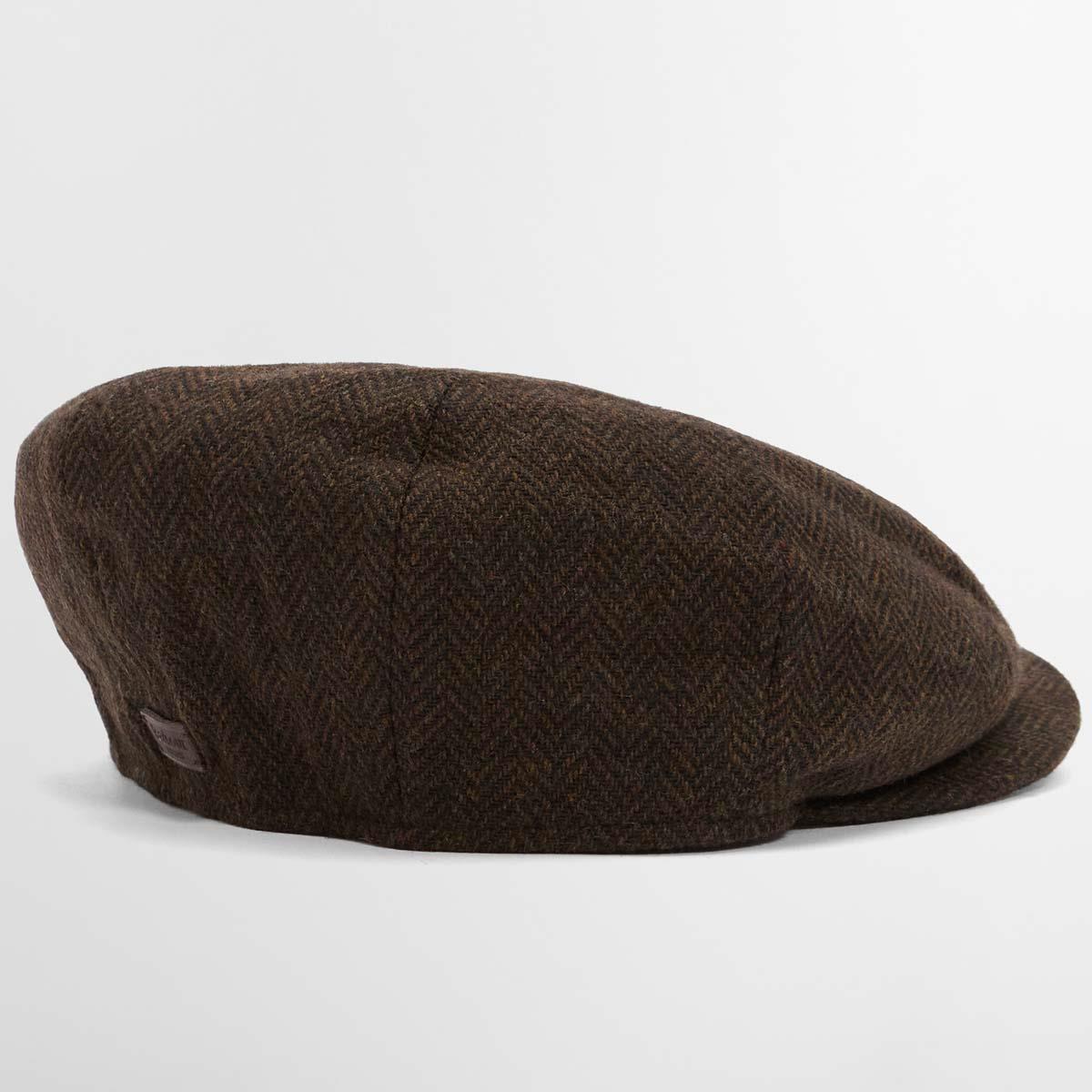 Barbour Mens Fyne Tweed Baker Boy Cap