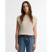 CLOUD Barbour Womens Anastasia Knitted Vest FRONT