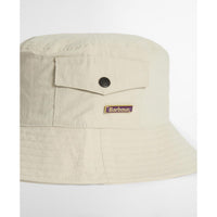 Mist Barbour Mens Tracker Showerproof Bucket Hat pocket
