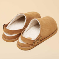 Chestnut Brown Joules Womens Hampden House Shoe Slippers Rear View