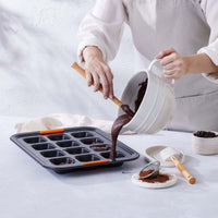 Le Creuset Toughened Non-stick 12 Cup Brownie Tray Lifestyle