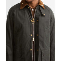 Barbour Mens Icons Ashby Wax Jacket ZIP