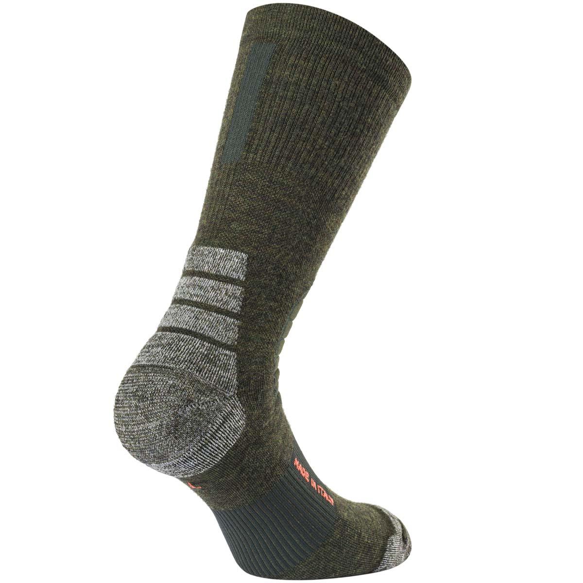 Green Moss Beretta Merino Performance Short Socks Back