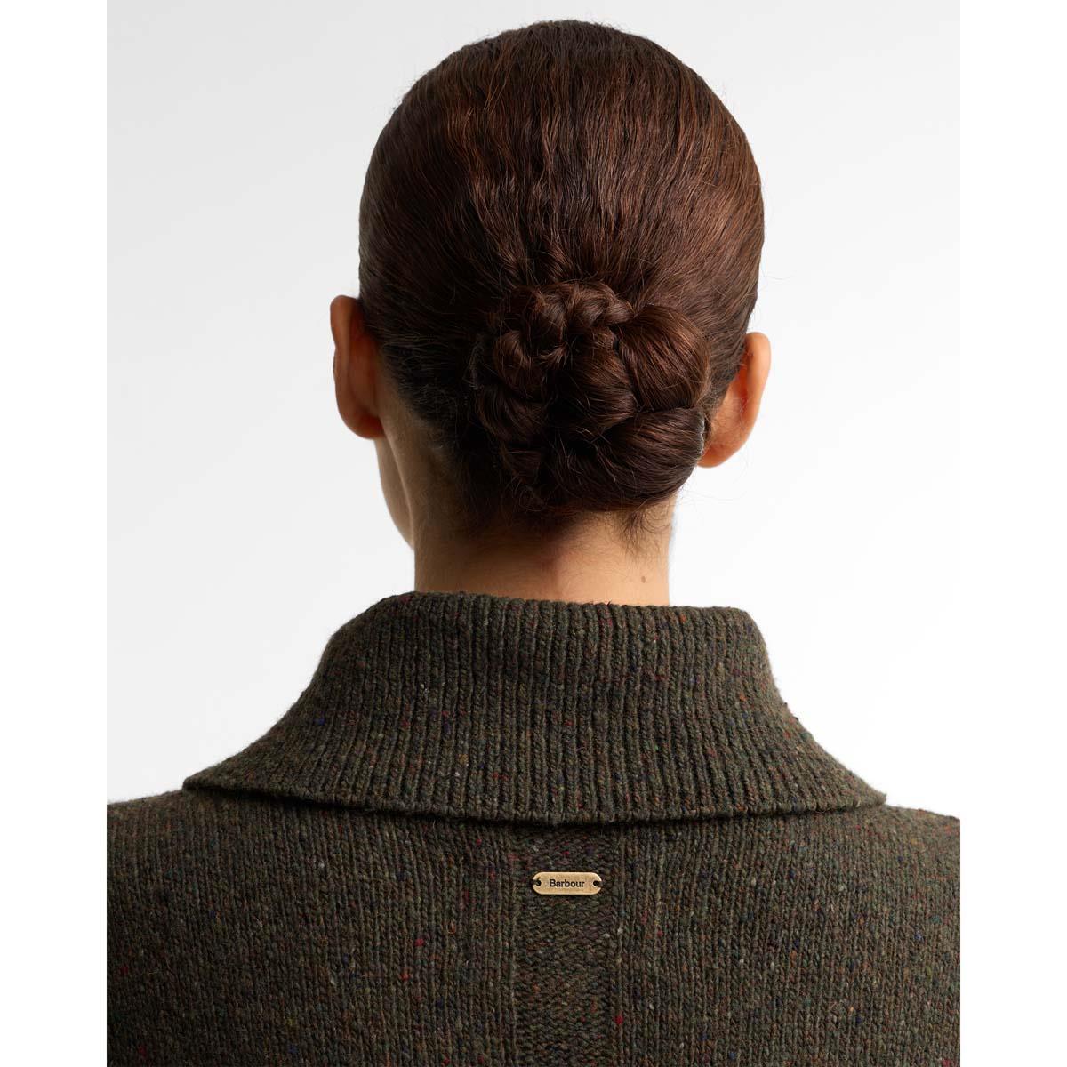 Barbour Womens Lavensdale Half Zip Fleck Knitted Jumper