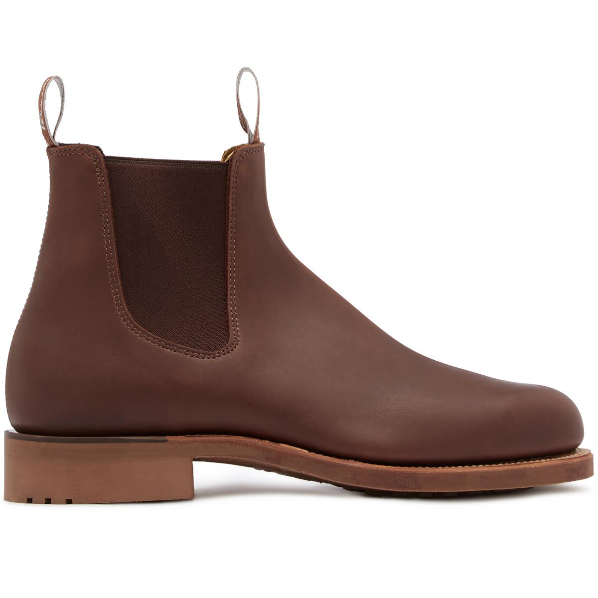 Brown R.M. Williams Mens Gammon Boots Side