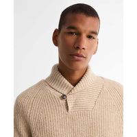 Barbour Mens Essential Fleck Shawl Neck Jumper
