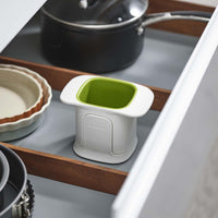 White Joseph Joseph ChopCup Vegetable Dicer storage