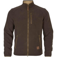 Demitasse Brown Harkila Mens Sandhem Sherpa Fleece Jacket
