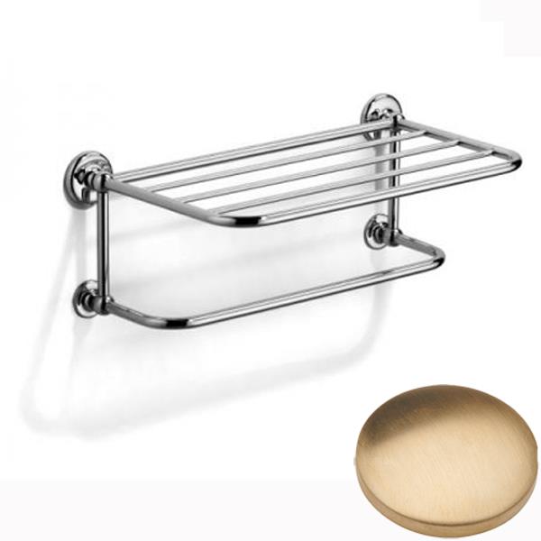 Samuel Heath Novis Towel Shelf With Towel Hanging Rail N1737