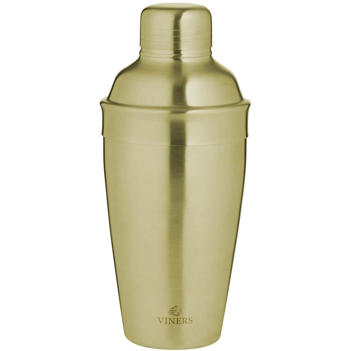 Viners Barware 500ml Gold Cocktail Shaker Giftbox
