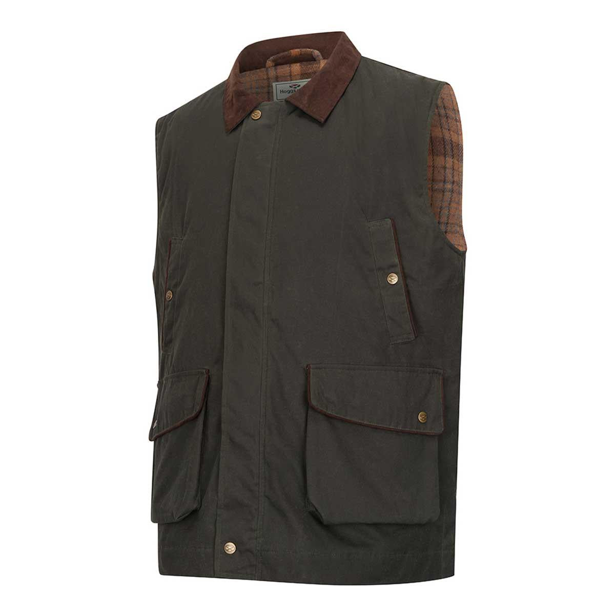 Hoggs Of Fife Mens Maxton Padded Waxed Waistcoat