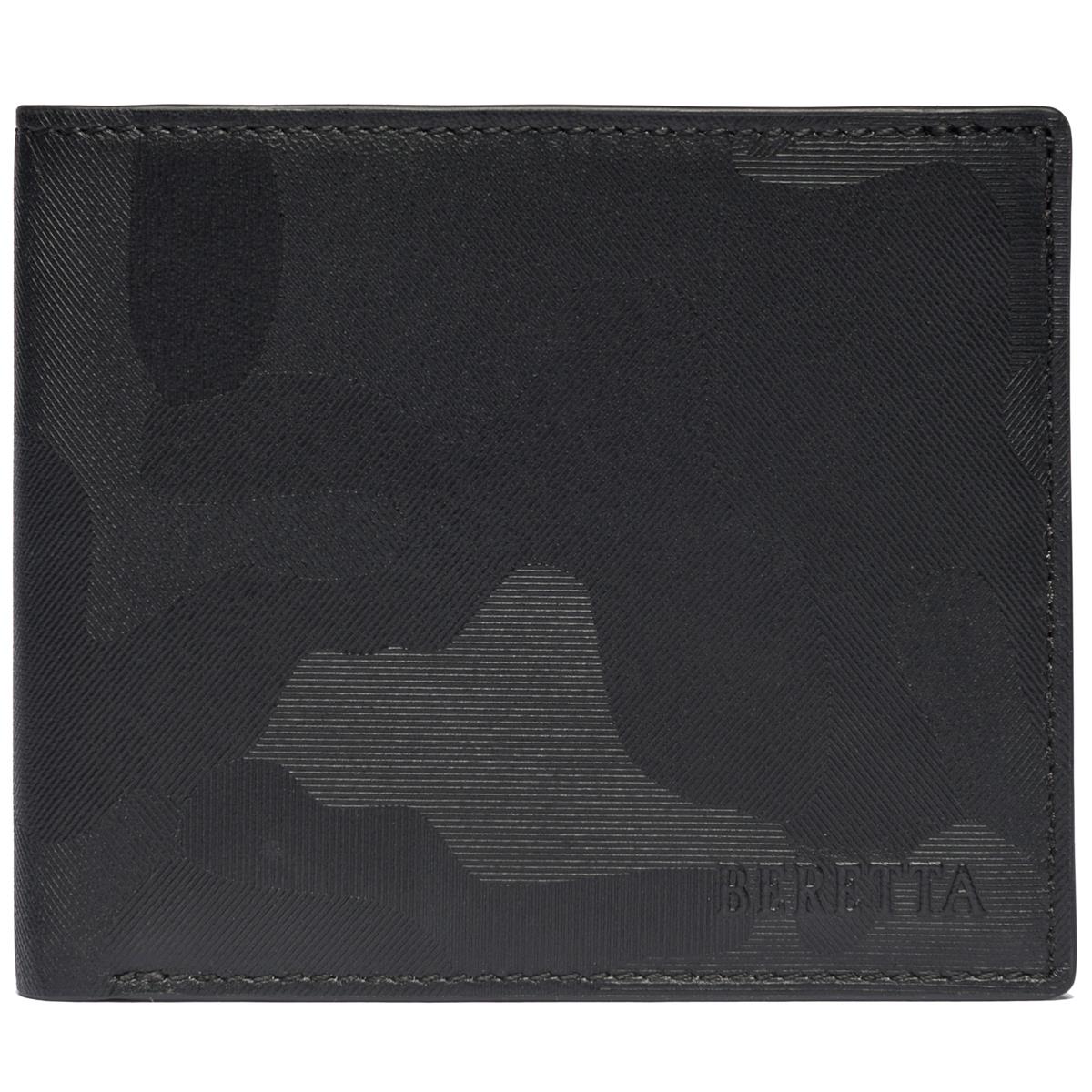Black Beretta Mens Wallet Bifold