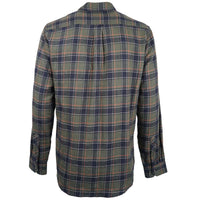 Albert and Maurice Mens Wye Shirt Olive Green Check