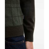 Barbour Mens Mineral Tartan Crew Jumper