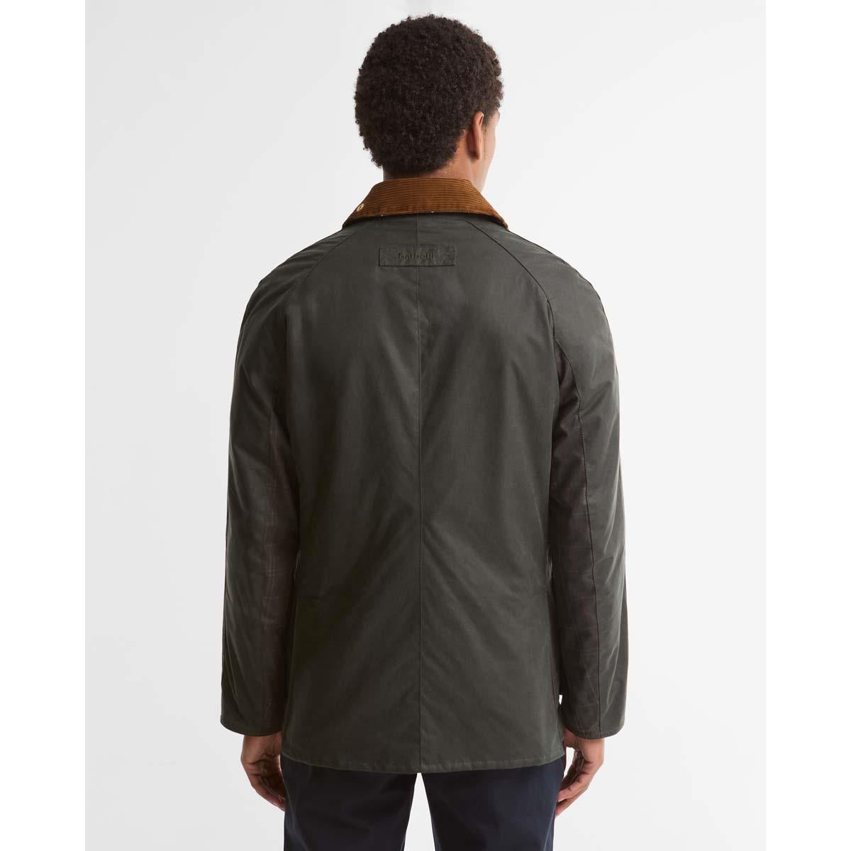 Barbour Mens Icons Ashby Wax Jacket BACK