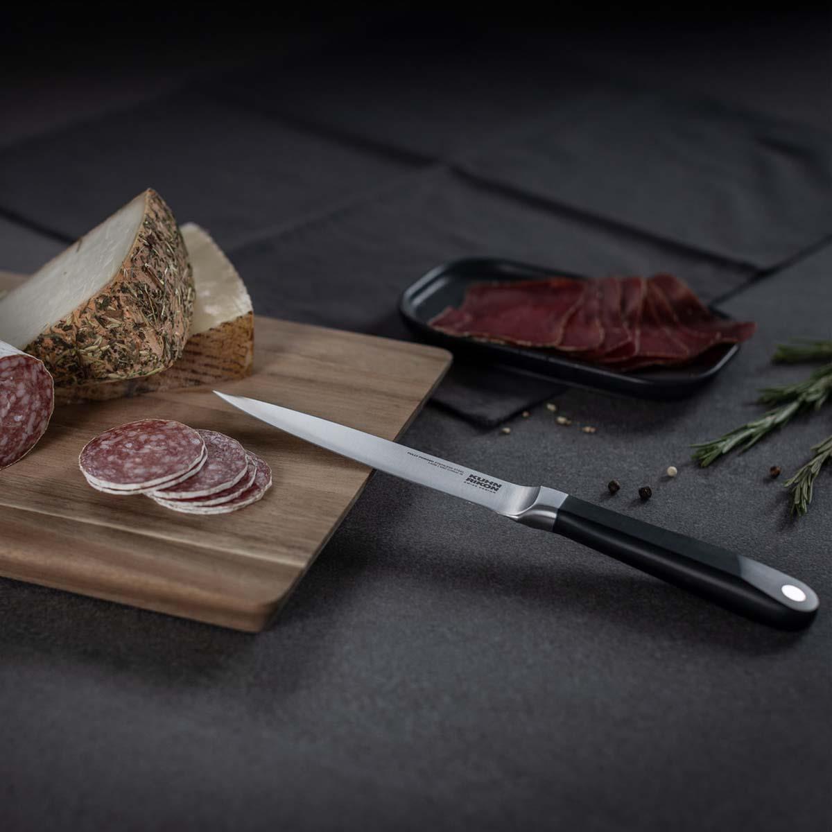 Kuhn Rikon Culinary Forged Utility Knife Lifestyle Detail