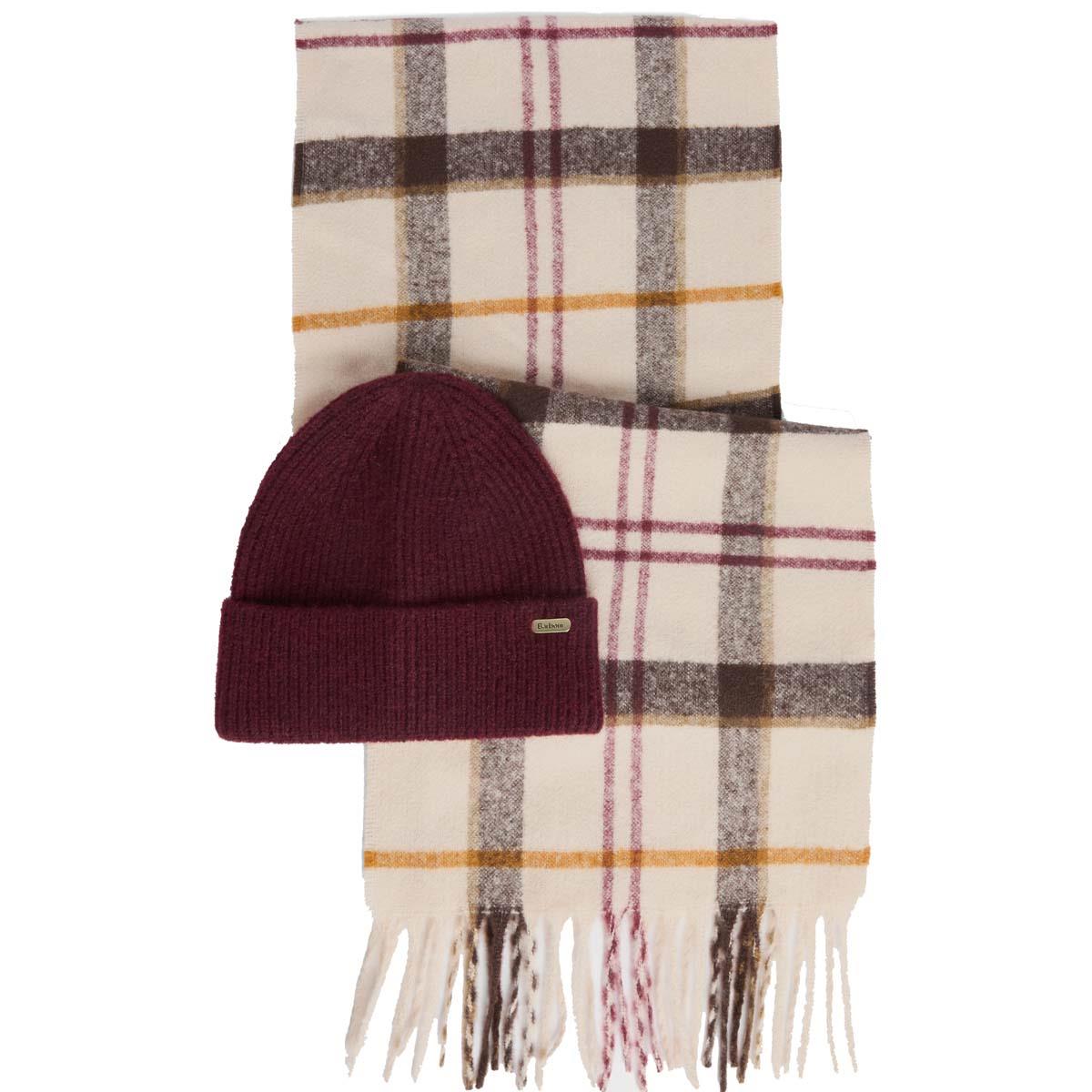 Barbour Womens Olivia Beanie & Scarf Gift Set