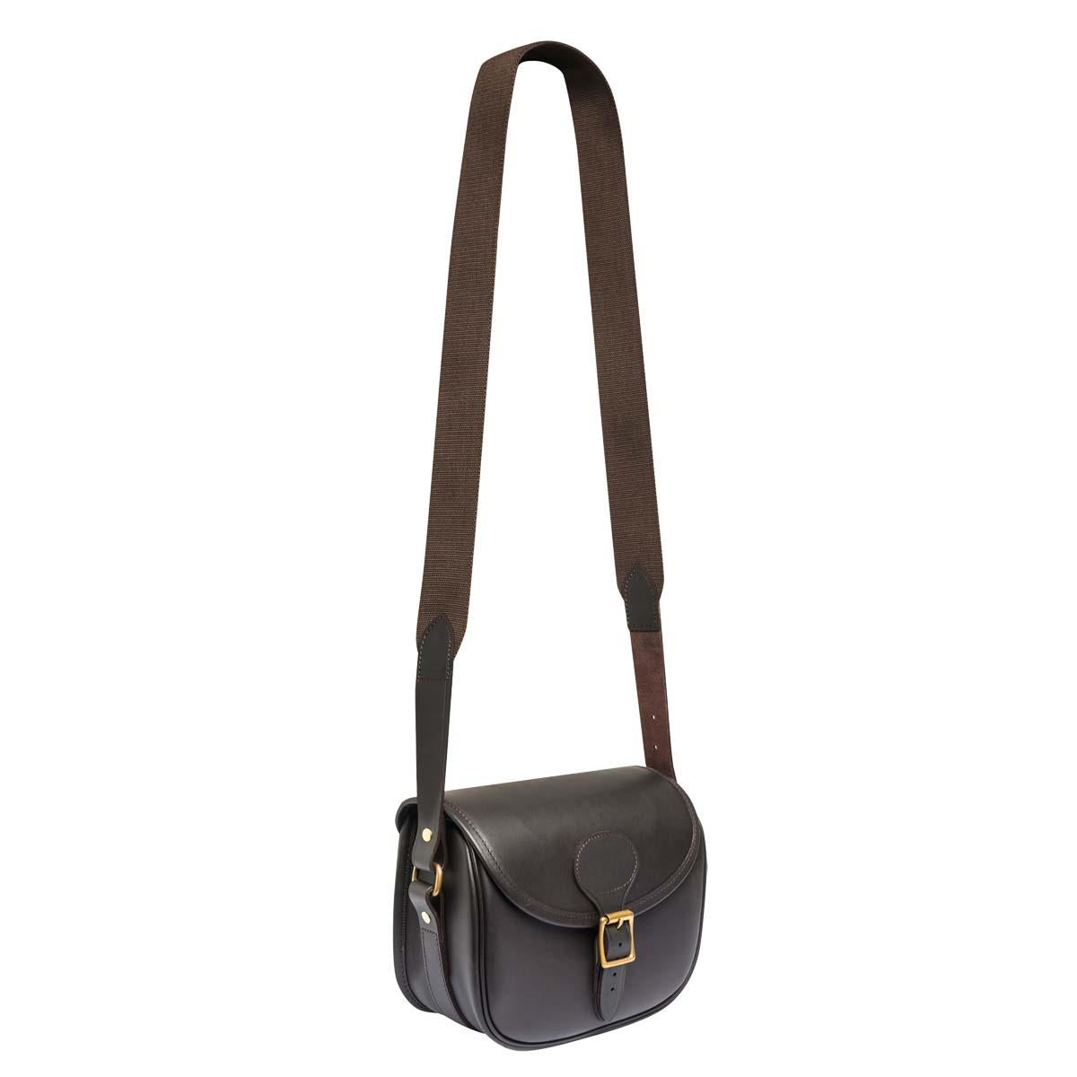 Dark Brown Beretta Terrain Evo Leather Cartridge Bag Full