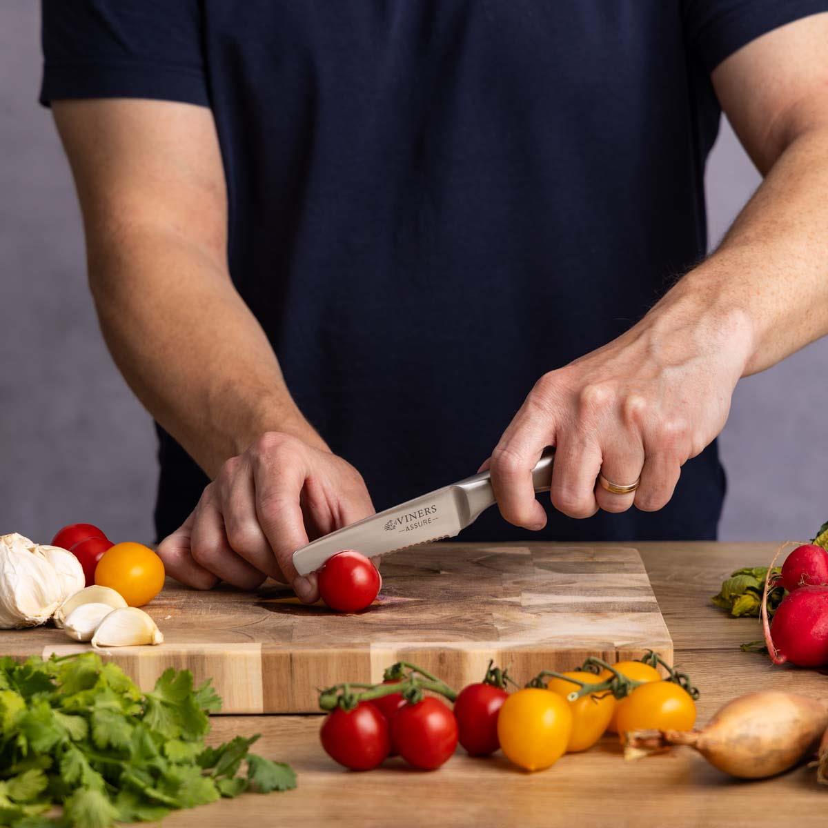 Viners Assure Stainless Steel Serrated Paring Knife