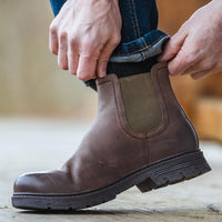 Dark Brown Hoggs Of Fife Mens Dalmeny Dealer Boot Lifestyle