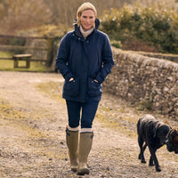 Navy Musto Womens Outdoor Country Fenland Stretch Waterproof Coat Lifestyle