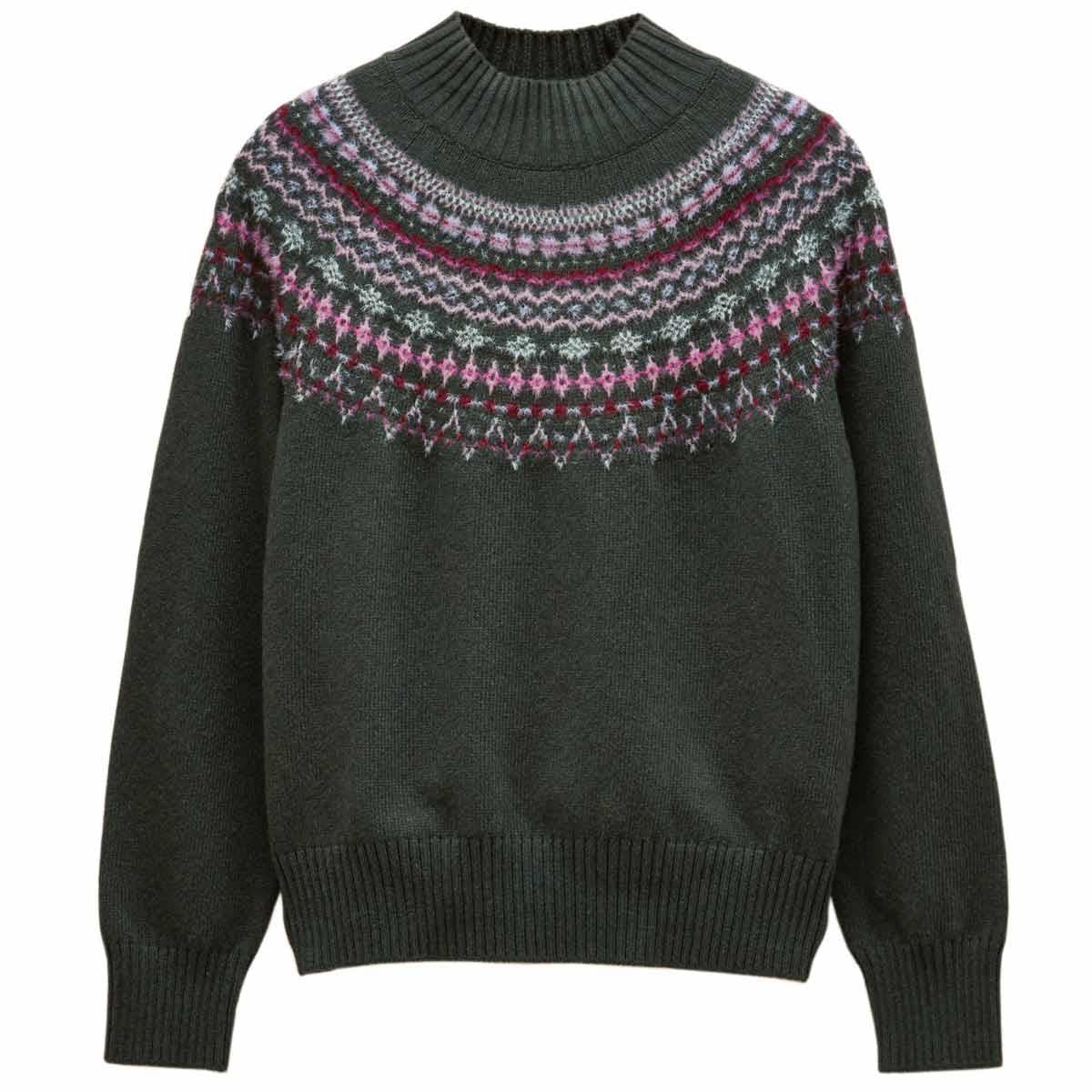 Joules Womens Alba Fairisle Jumper