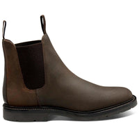 Brown Rough-Out Suede Loake Tintagel Chelsea Boot Side