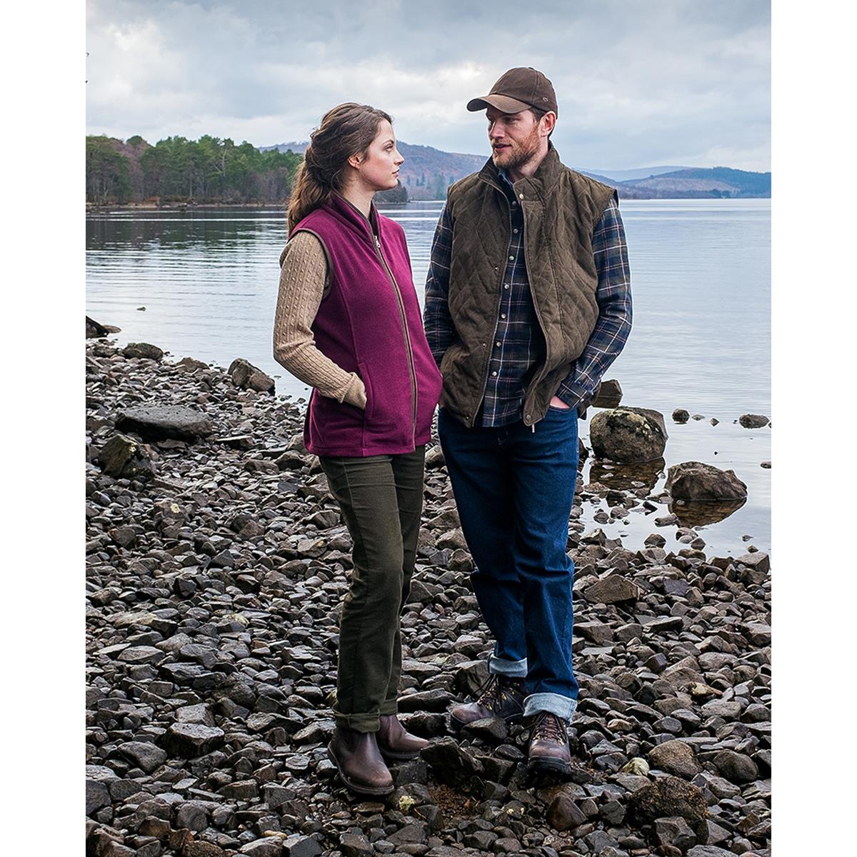 Hoggs Of Fife Womens Stenton Fleece Gilet Lifesyle