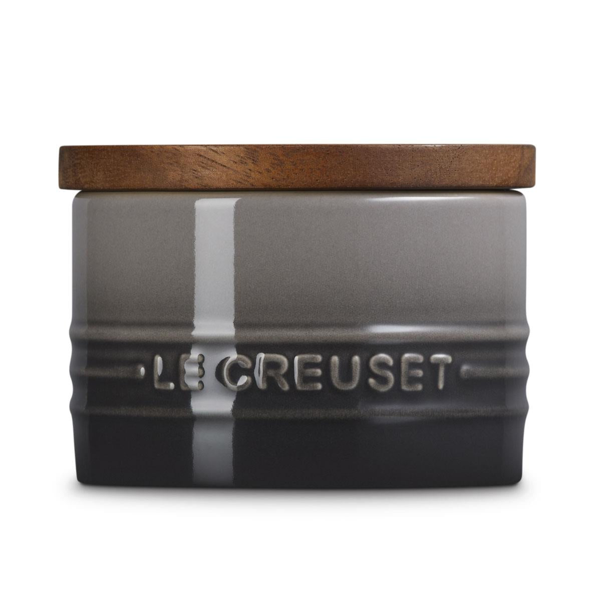 Flint Le Creuset Stoneware Signature Storage Jar 200ml Side