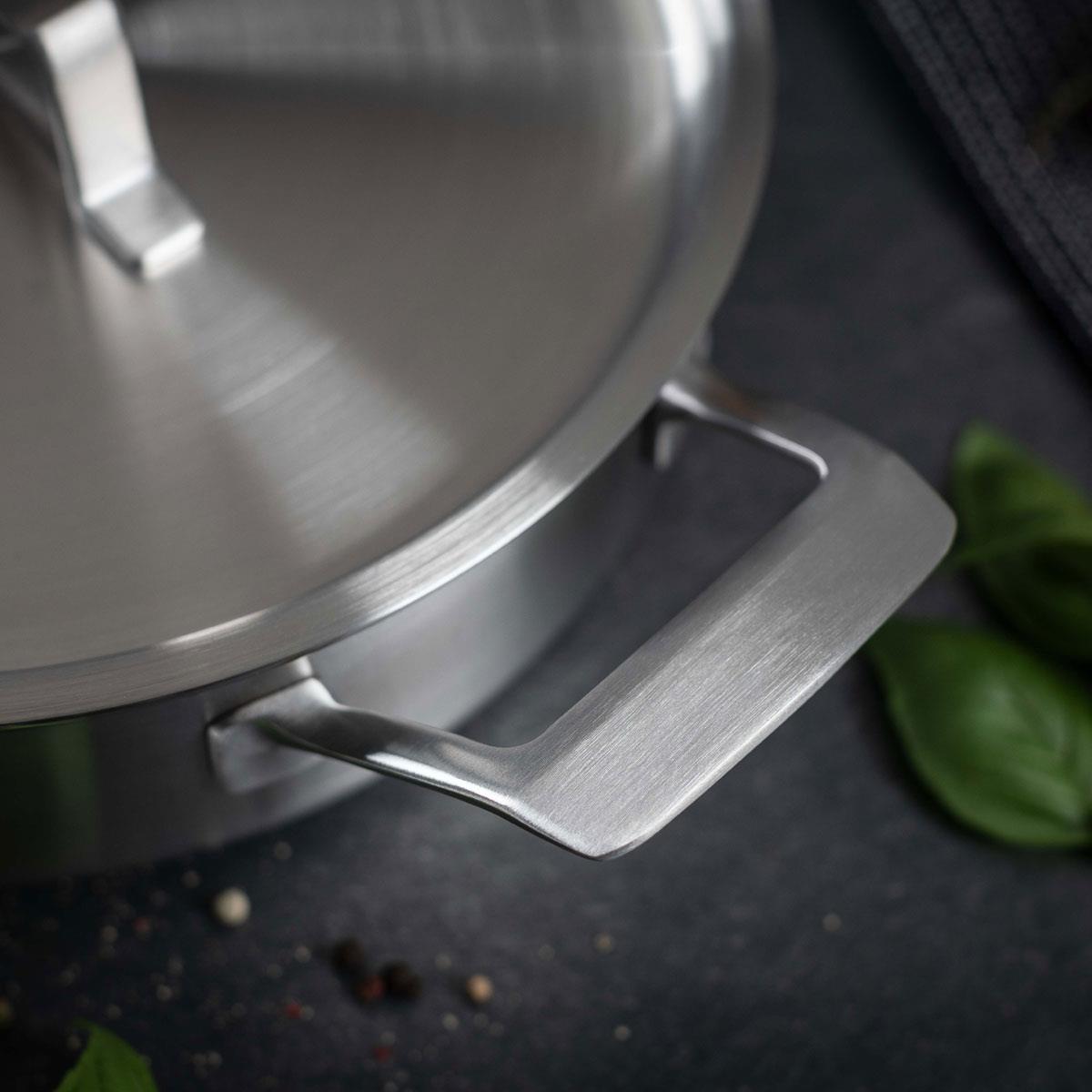 Kuhn Rikon Culinary Fiveply Serving Pan With Lid Handle