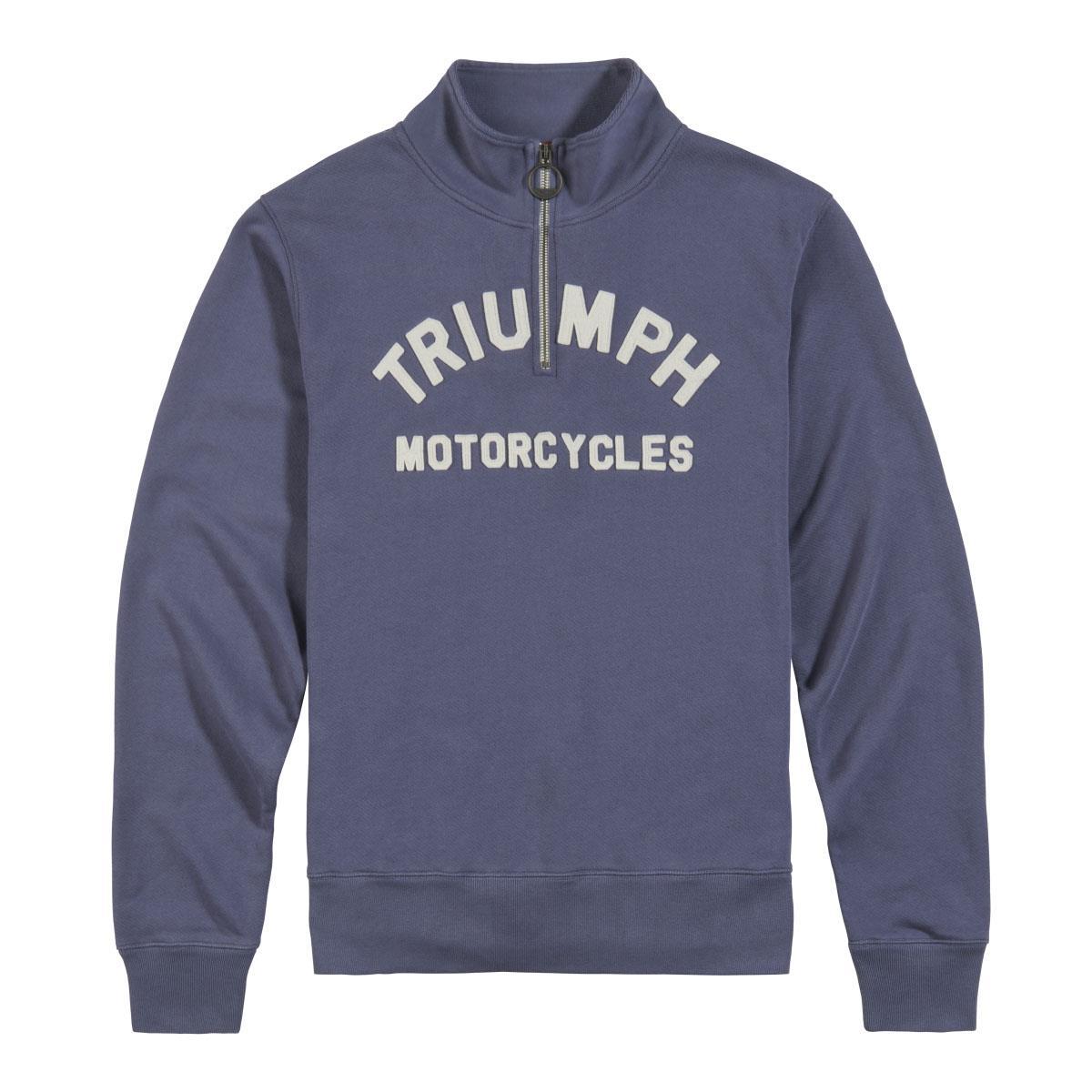 washed indigo  Triumph Mens Ribble Half Zip
