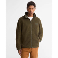 SAGE Barbour Mens Reversible Fleece Jacket FRONT