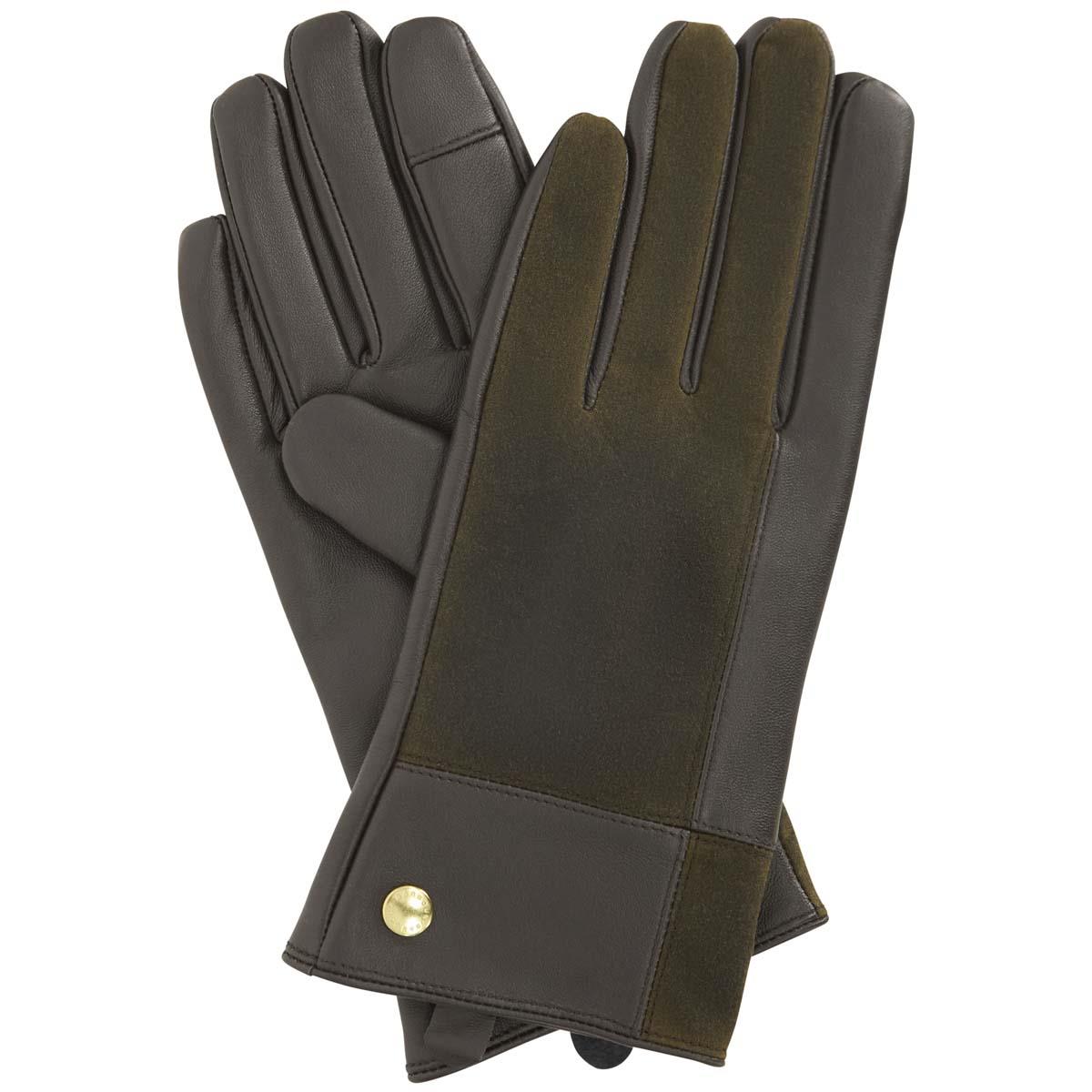 Barbour Womens Dunswell Patchwork Gloves