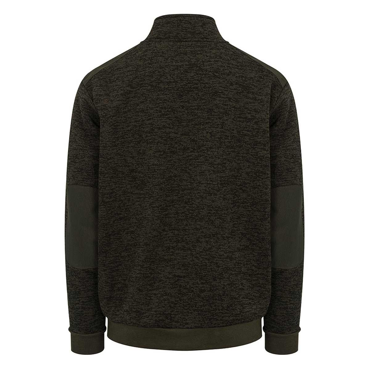 Hoggs Of Fife Mens Green King II 1/4 Zip Knit