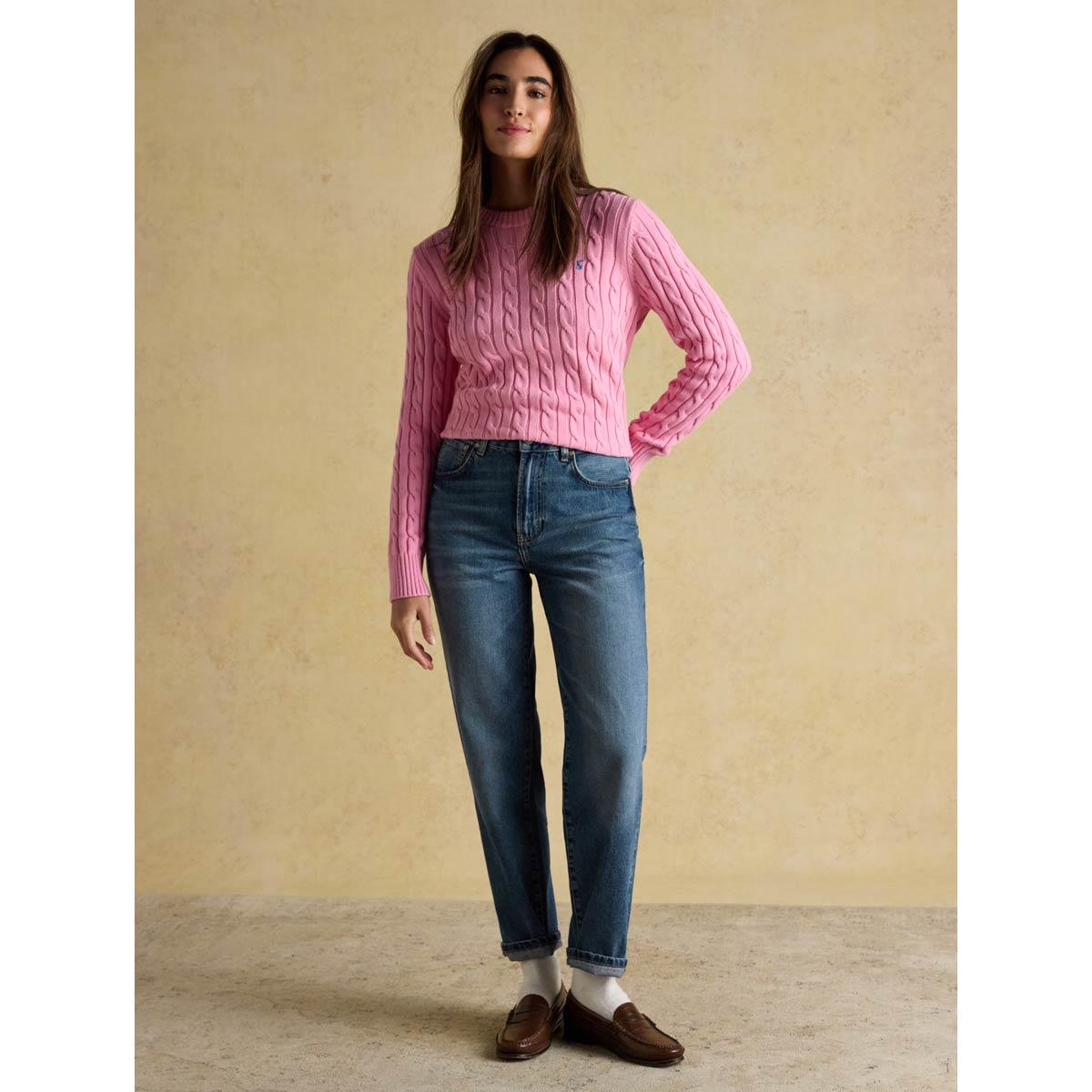 Blue Joules Womens Relaxed Fit Jeans Full Length on Model