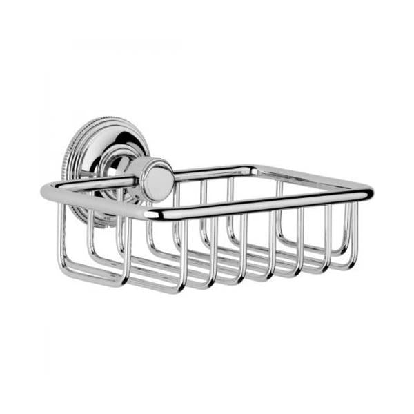 Chrome Plated Samuel Heath Style Moderne Soap Basket N6630