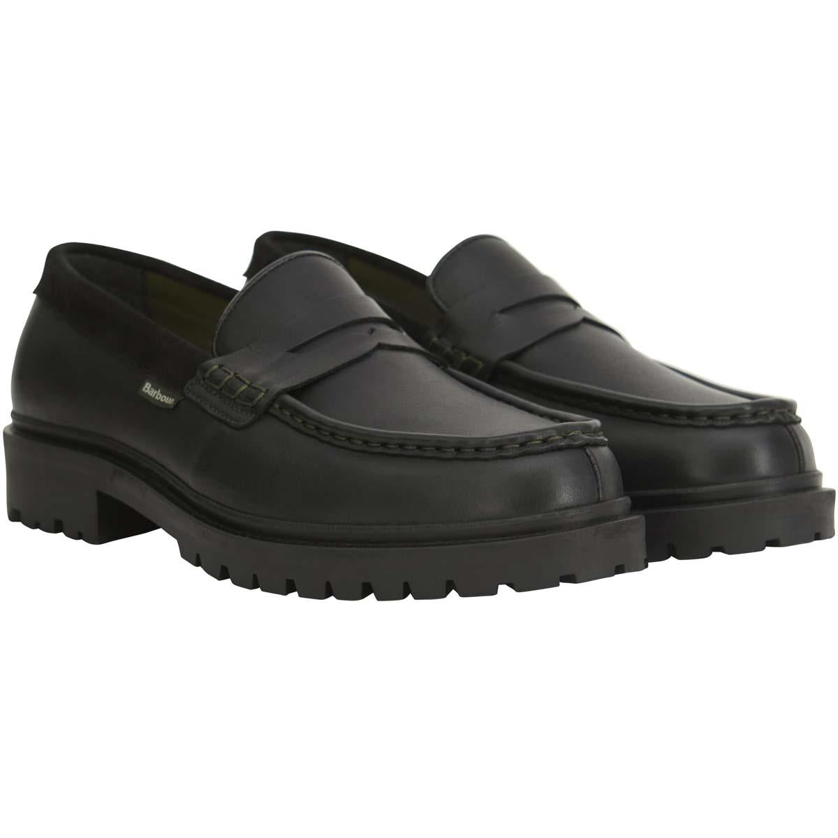BLACK Barbour Mens Croxton Loafer